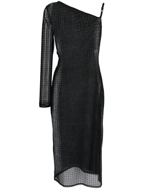 Courrèges アシンメトリック半透けミディドレス - サムネイル1
