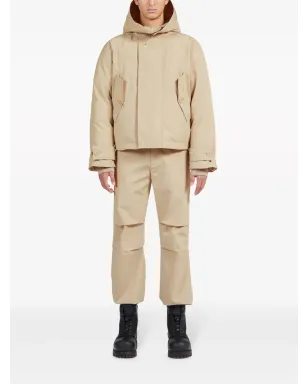 Ferragamo ロゴパッチ コットン クロップドパンツ - Neutrals - サムネイル2