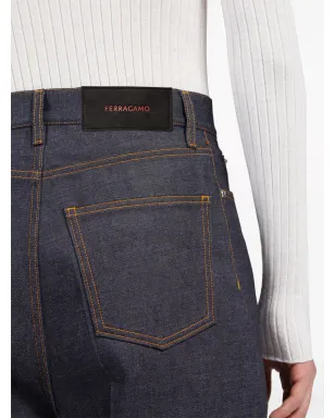 Ferragamo ロゴパッチ コットンデニム ジーンズ - サムネイル5