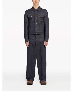 Ferragamo ロゴパッチ コットンデニム ジーンズ - サムネイル2