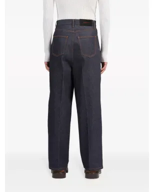 Ferragamo ロゴパッチ コットンデニム ジーンズ - サムネイル4
