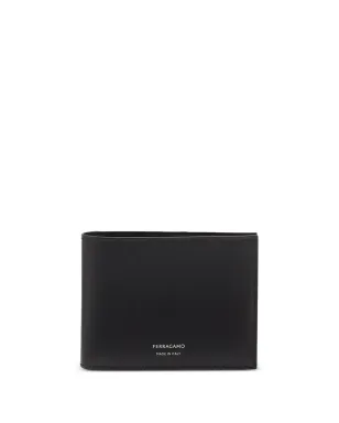 Ferragamo 二つ折りレザーウォレット - ブラック - サムネイル1