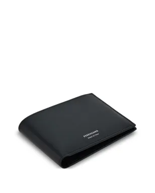 Ferragamo 二つ折りレザーウォレット - ブラック - サムネイル3