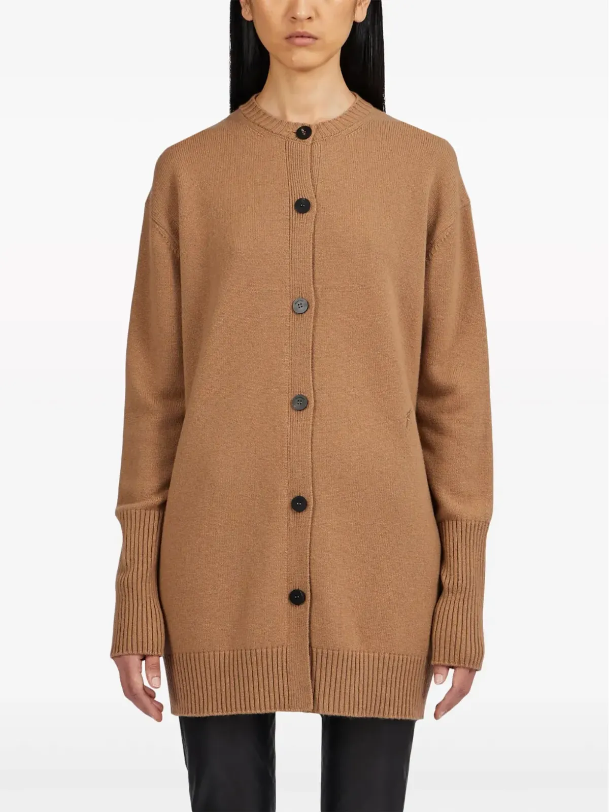 Ferragamo カシミヤ カーディガン ドレス - ネュートラルカラー - 画像3