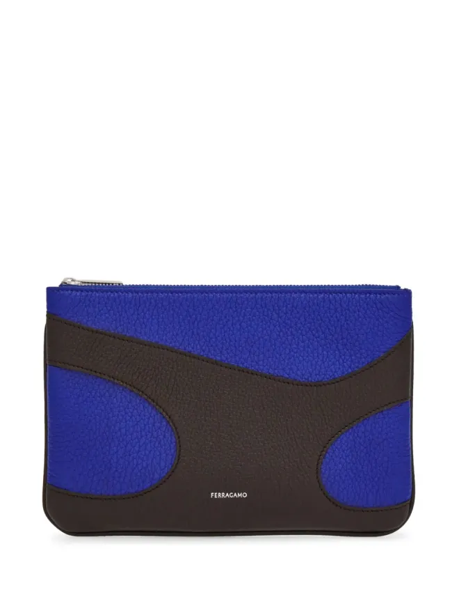 FERRAGAMO Ferragamo ロゴプリント カットアウト スマートフォンケース ブラウンの商品画像