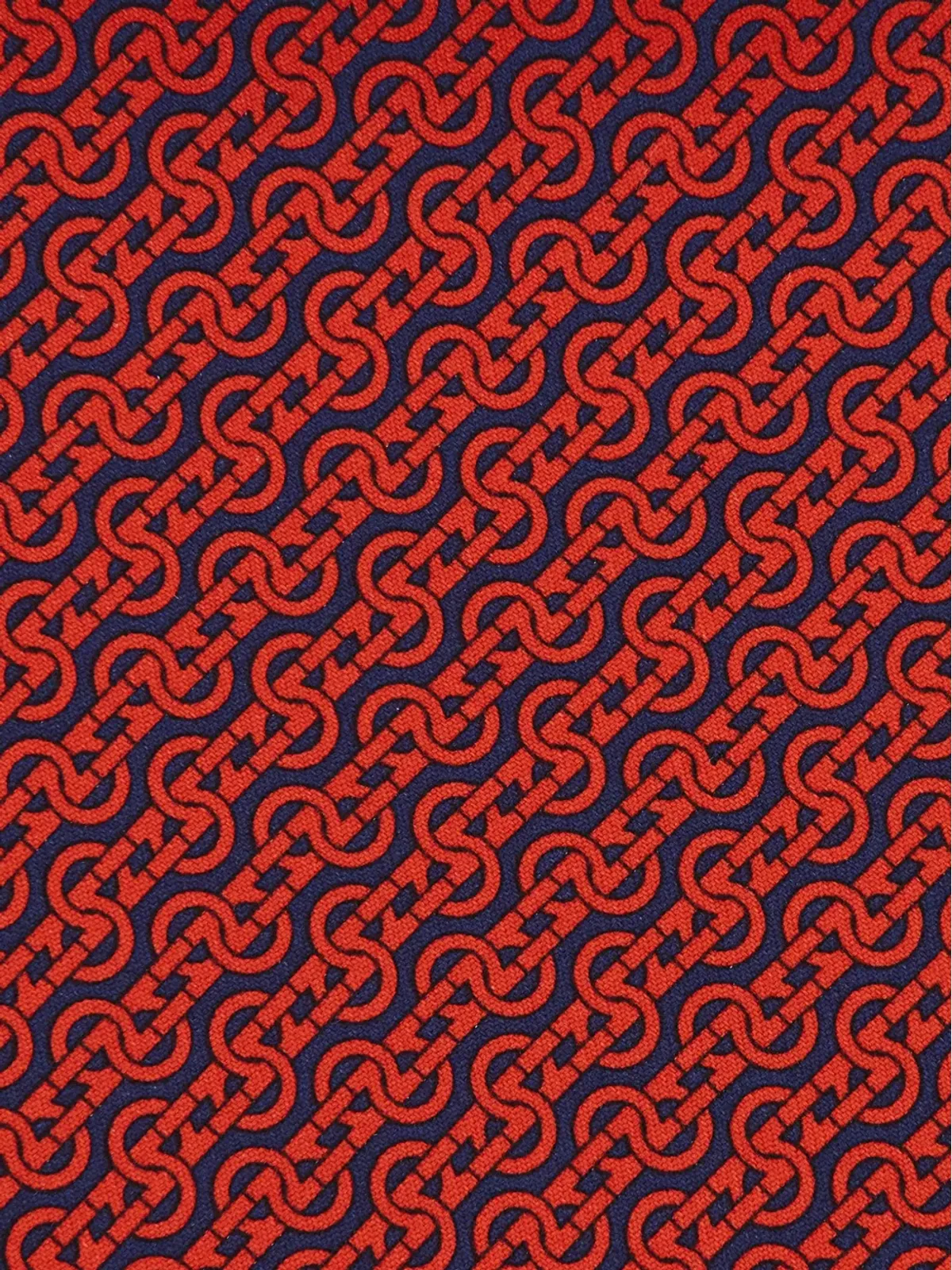 Ferragamo 総柄ネクタイ ブルー - 画像3