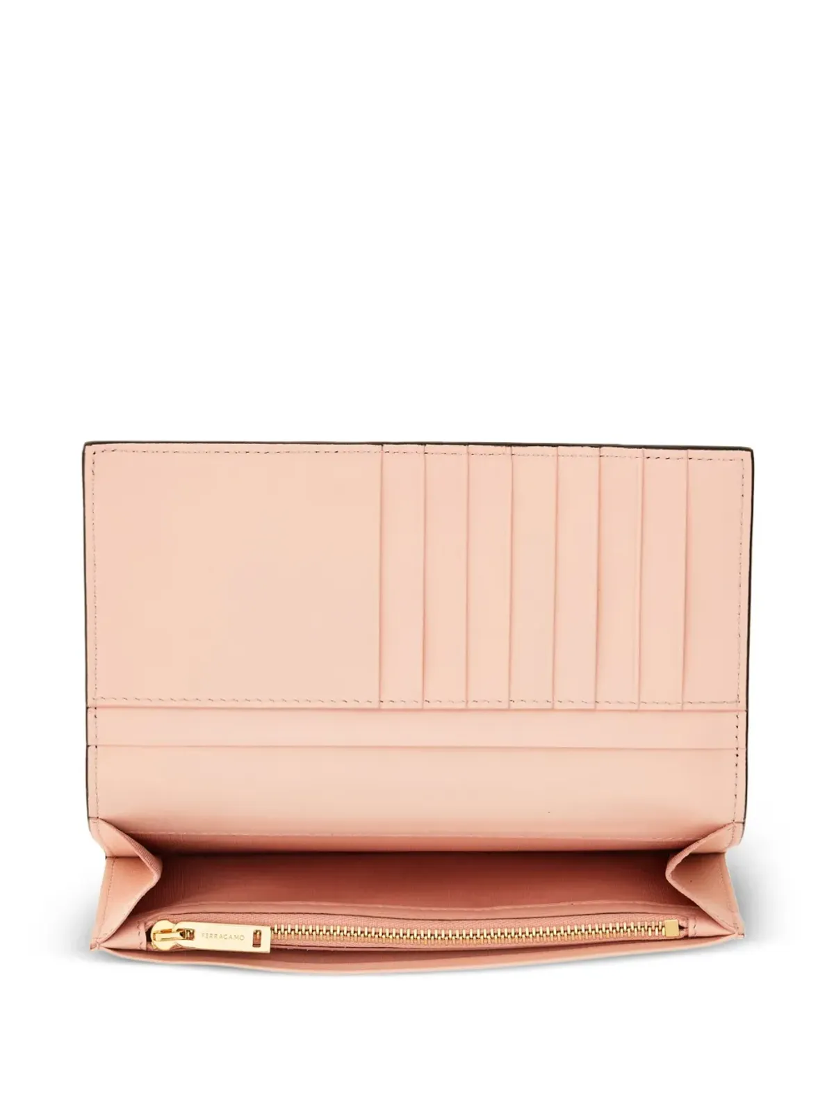 Ferragamo ハグ コンチネンタル レザー ウォレット - 画像4