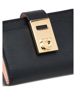 Ferragamo Hug カラーブロック ウォレット - ブラック - サムネイル5