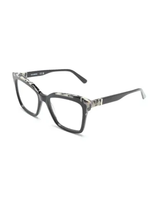 Karl Lagerfeld マーブル模様のスクエアフレーム眼鏡 - サムネイル2