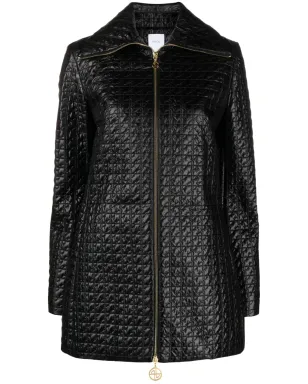 Patou JPキルテッドジップフロントジャケット ブラック - サムネイル1