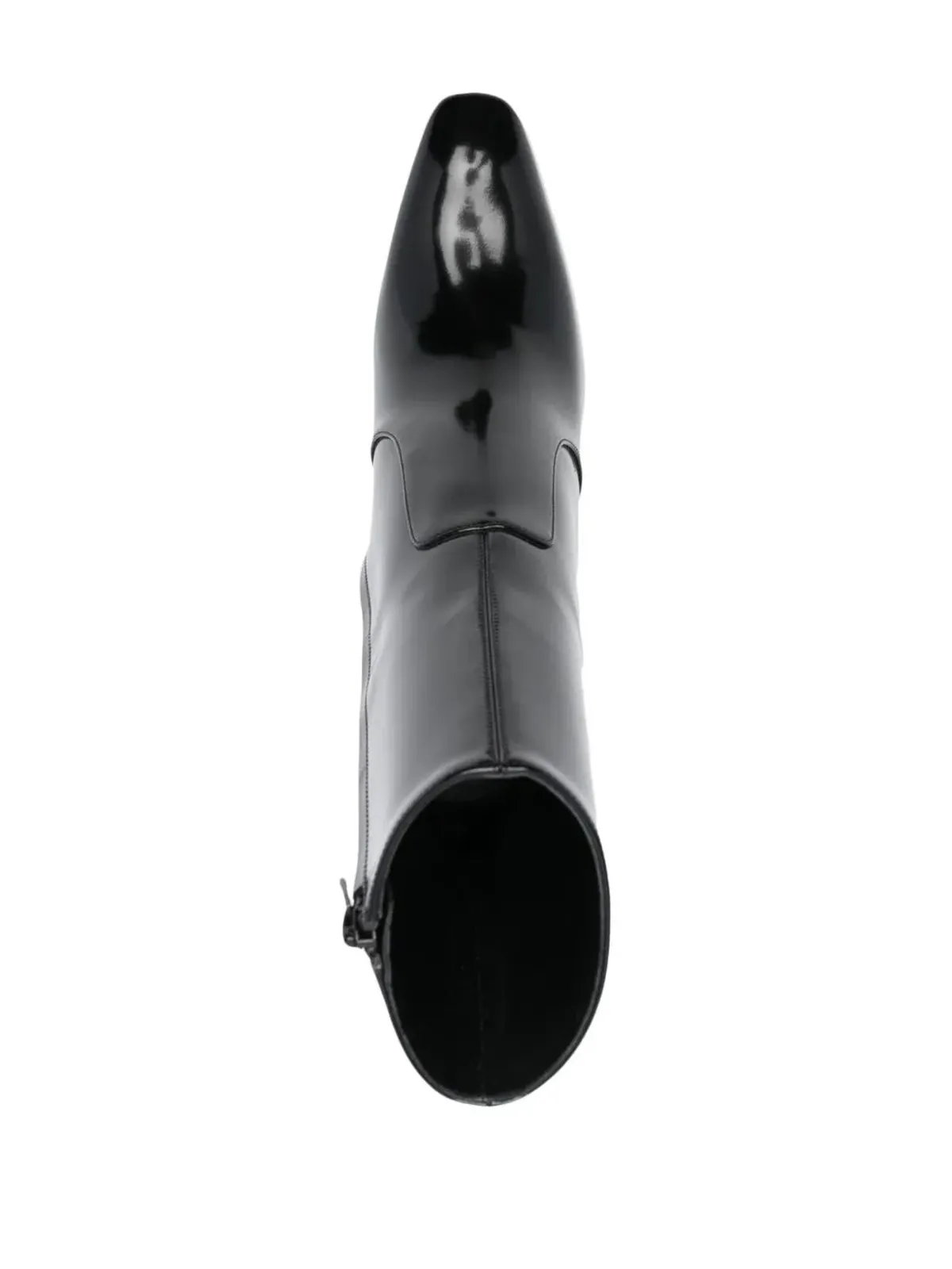 Saint Laurent Auteuil 100mm レザー ブーツ - ブラック - 画像4
