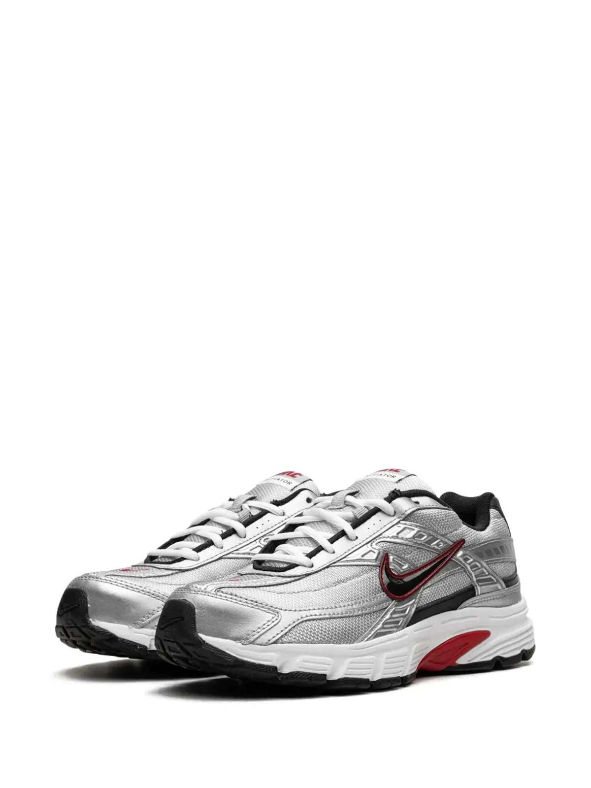 Nike Initiator メタリックシルバー/レッド スニーカー - グレー - 画像3