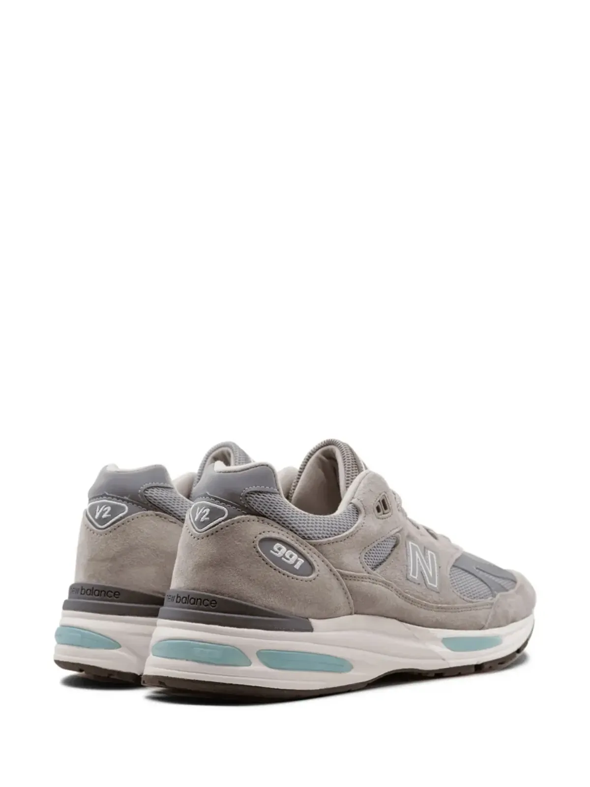 New Balance 991v2 グレー スニーカー - 画像3