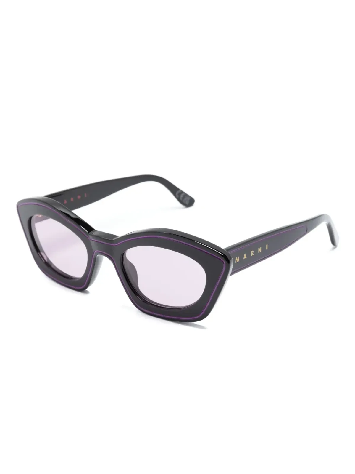 Marni Eyewear Kea Island キャットアイフレーム サングラス - ブラック - 画像2
