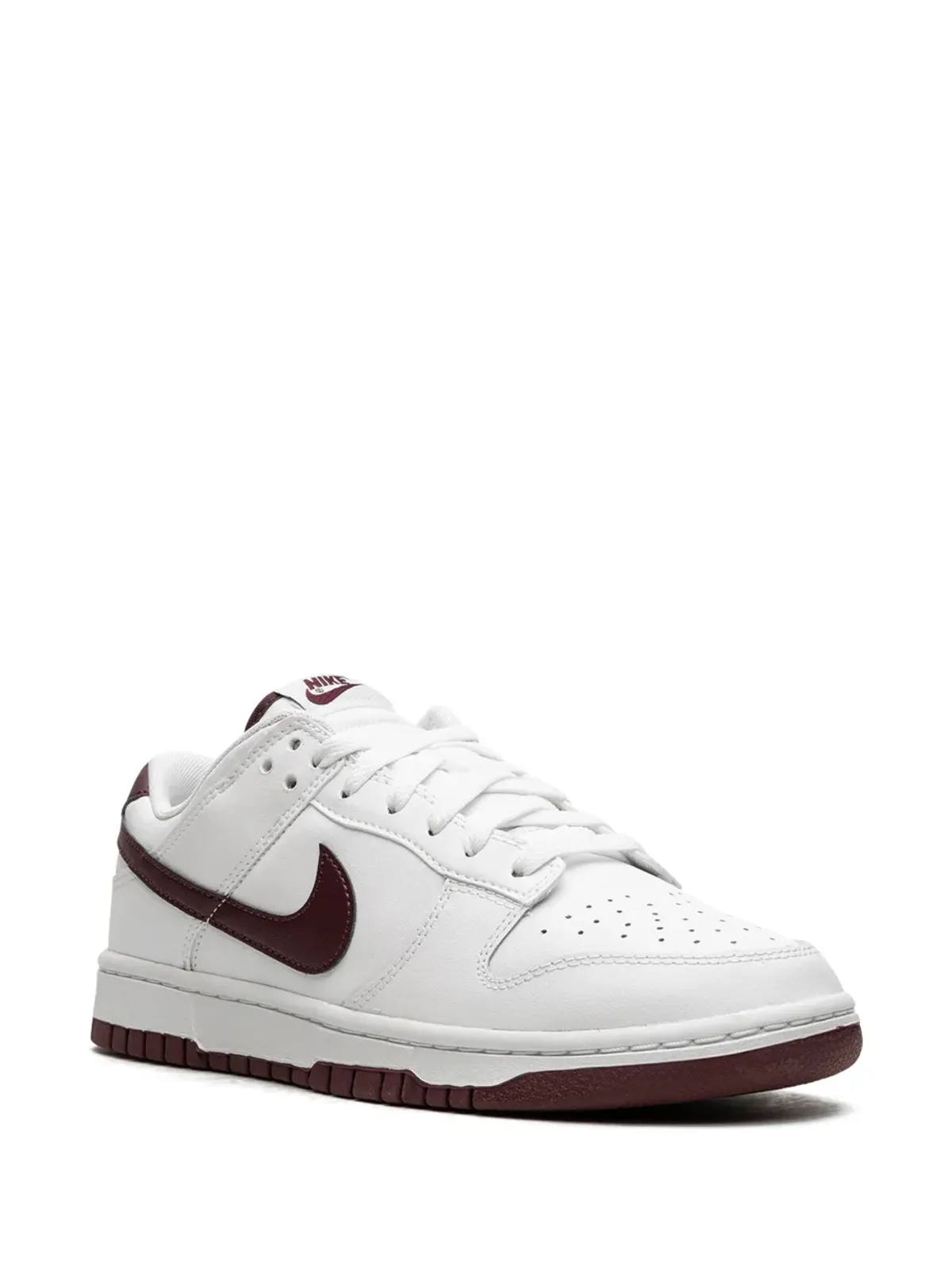 Nike ダンク ロー レトロ「White/Night Maroon」スニーカー - 画像2