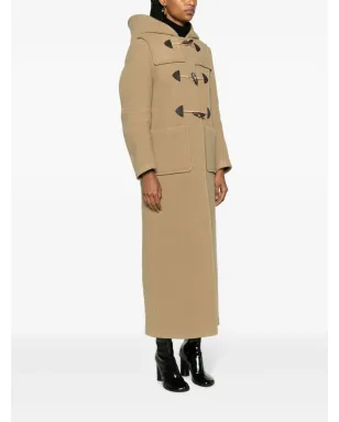 Prada スラウチフード付きウールコート - サムネイル3