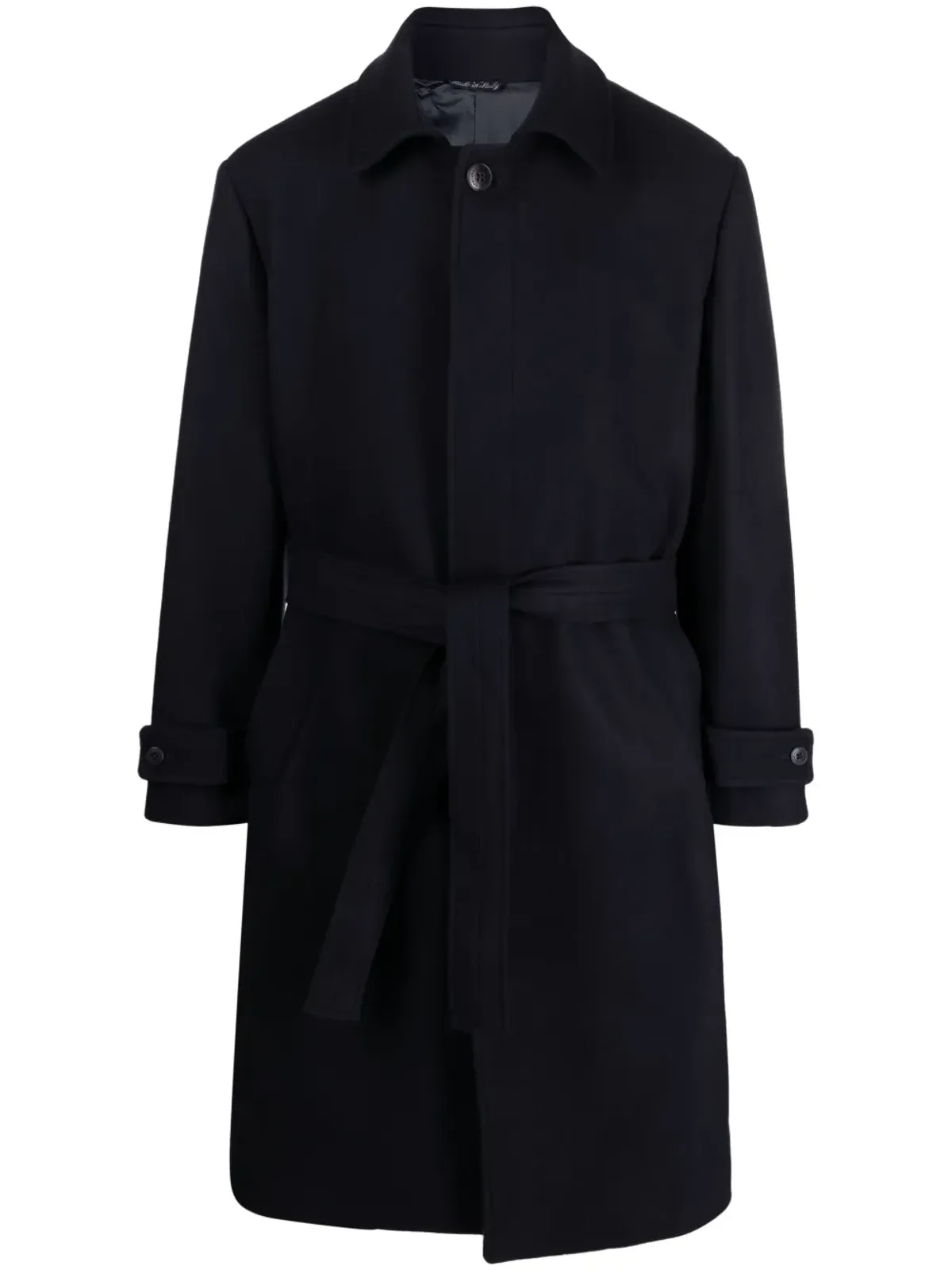 Costumein ベルト付きシングルブレスト ウールコート - 画像1