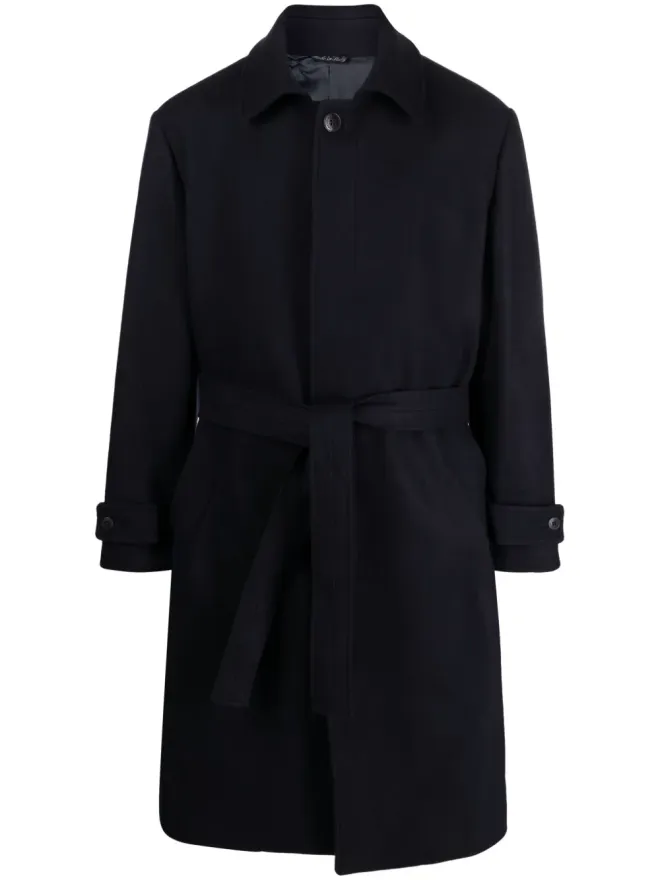 Costumein Costumein ベルト付きシングルブレスト ウールコートの商品画像