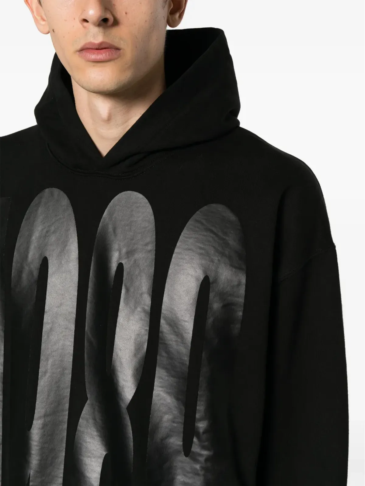 1989 STUDIO ロゴプリント コットン フーディー - 画像5