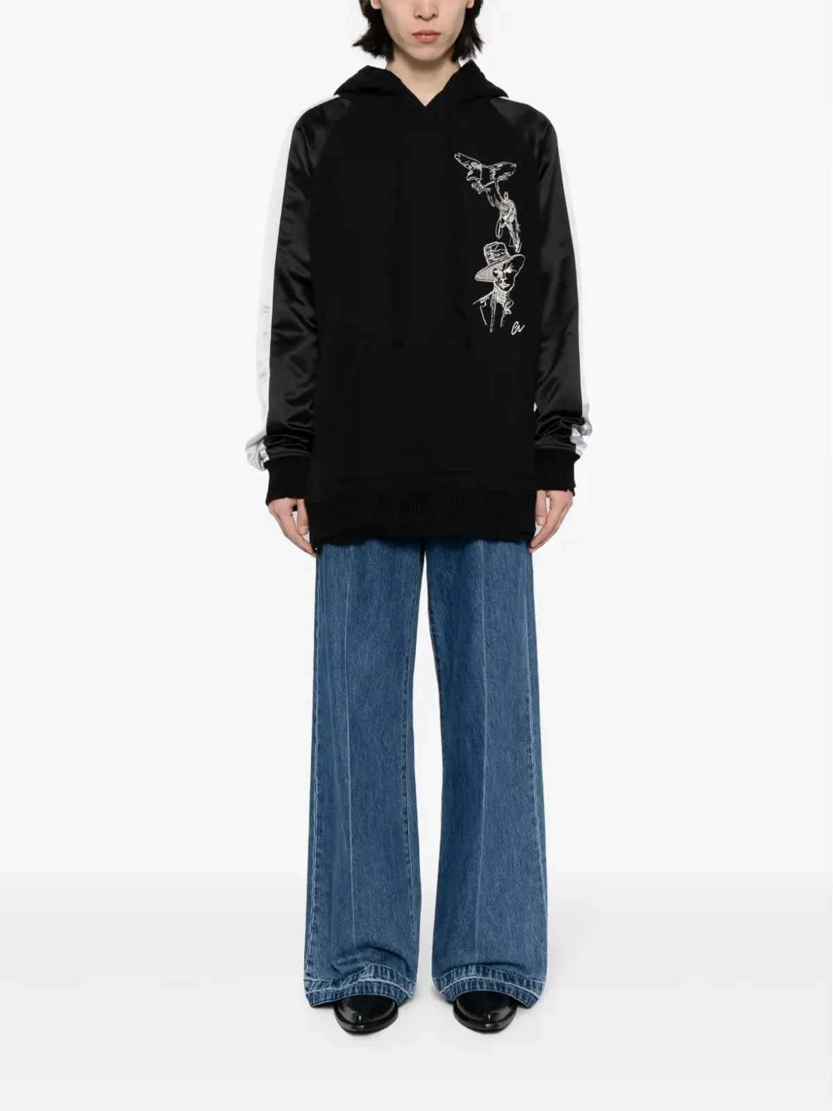 Greg Lauren Souvenir embroidered hoodie - 画像2