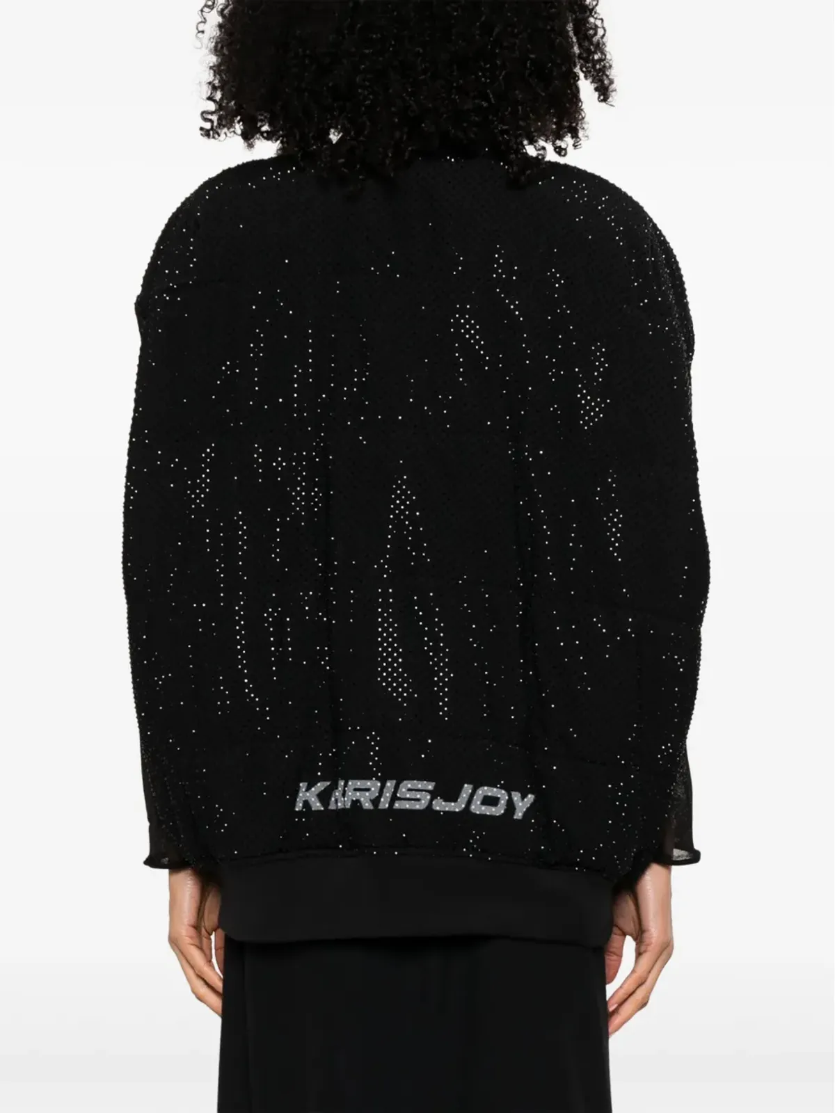 Khrisjoy ラインストーン装飾パデッドジレ - 画像4
