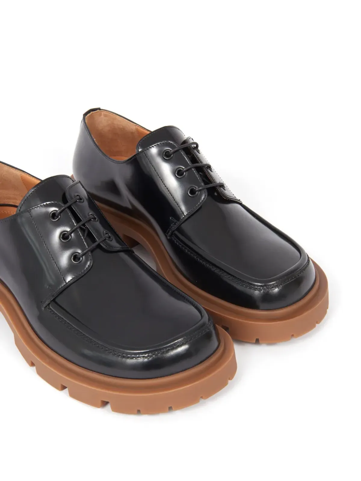 Maison Margiela アイビー ダービーシューズ ブラック - 画像5