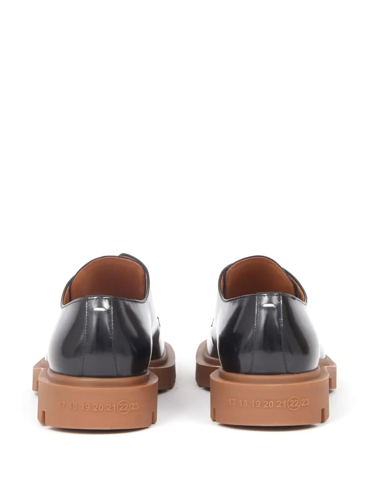 Maison Margiela アイビー ダービーシューズ ブラック - 画像3