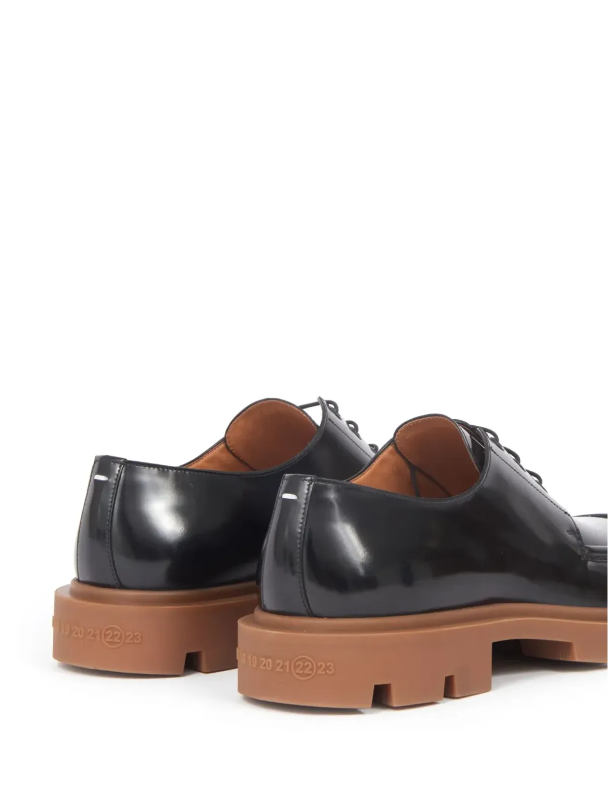 Maison Margiela アイビー ダービーシューズ ブラック - 画像4