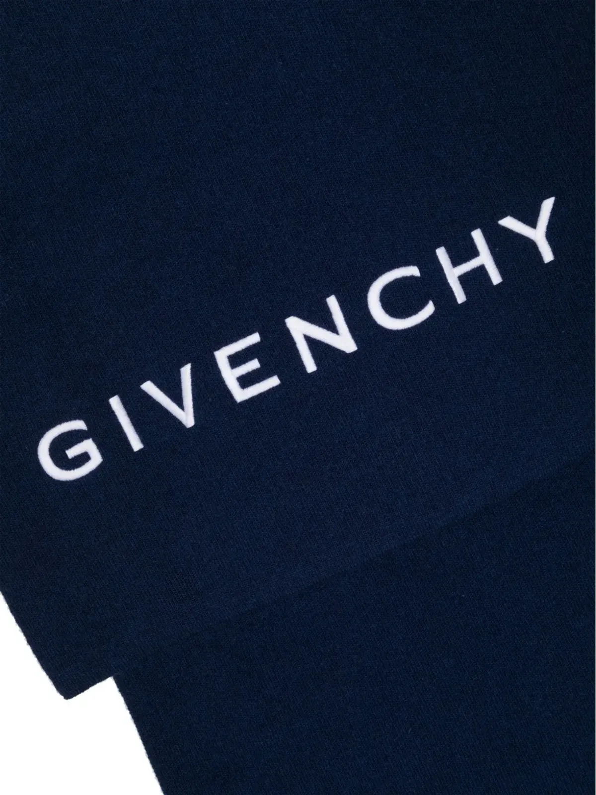 Givenchy ロゴ刺繍入りファインニットスカーフ - 画像2