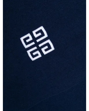 Givenchy ロゴ刺繍入りファインニットスカーフ - サムネイル3