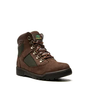 Timberland Kids フィールド ブーツ（ブラウン/グリーン） - サムネイル1