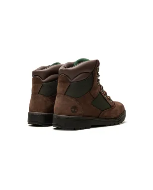 Timberland Kids フィールド ブーツ（ブラウン/グリーン） - サムネイル3