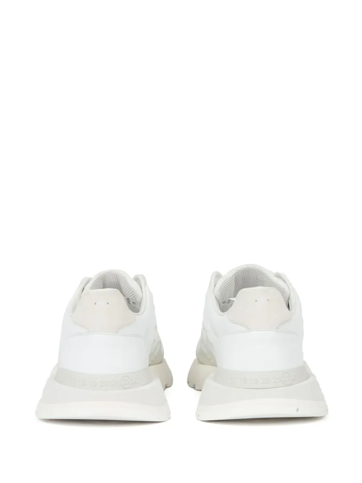 Maison Margiela 50-50 レースアップスニーカー - ホワイト - 画像3