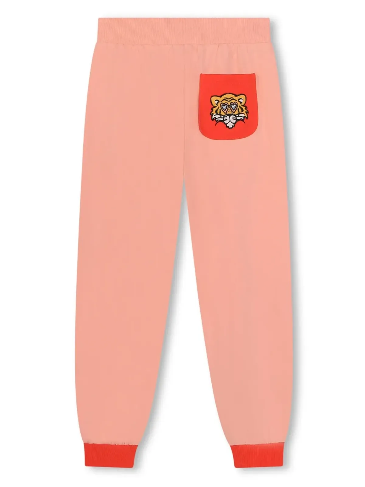 Kenzo Kids ロゴアップリケ ドローストリング トラックパンツ - オレンジ - 画像2