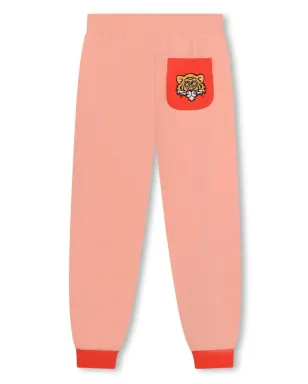 Kenzo Kids ロゴアップリケ ドローストリング トラックパンツ - オレンジ - サムネイル2