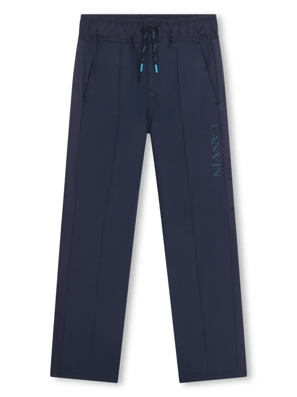 Lanvin Enfant ロゴ入りドローコード付きトラックパンツ - 画像1