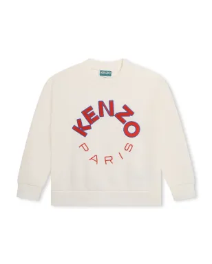 Kenzo Kids ロゴ刺繍コットン スウェットシャツ - サムネイル1