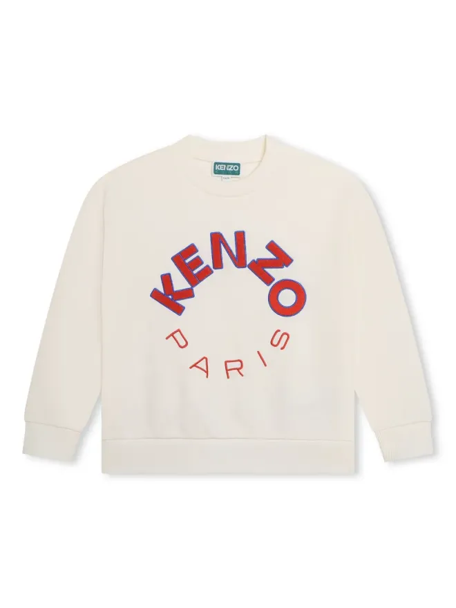Kenzo Kids Kenzo Kids ロゴ刺繍コットン スウェットシャツの商品画像