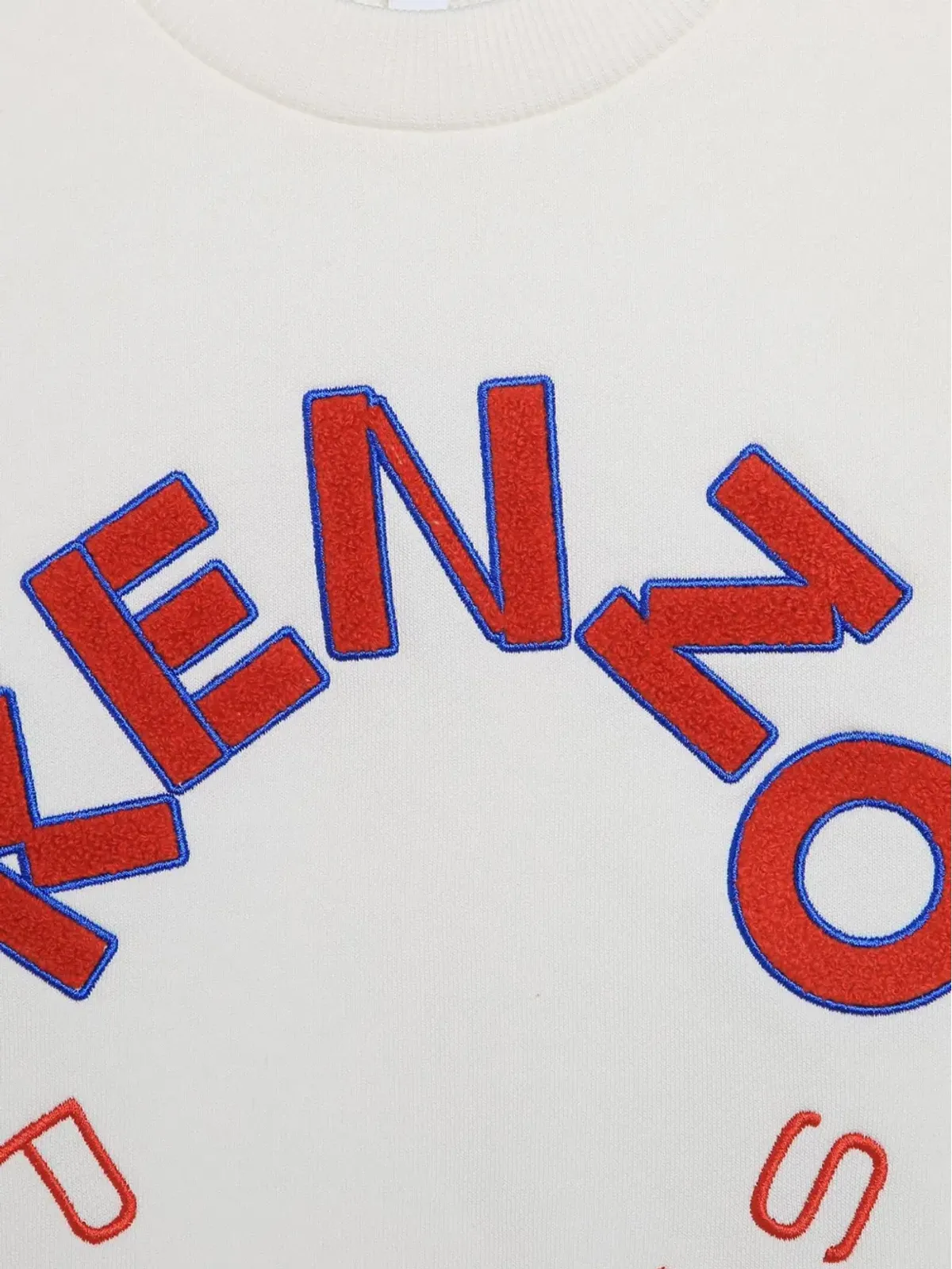 Kenzo Kids ロゴ刺繍コットン スウェットシャツ - 画像3