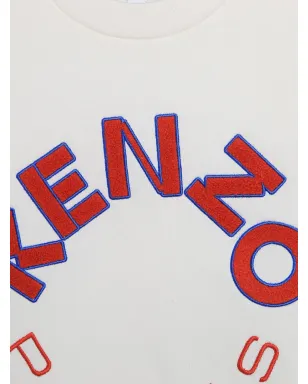 Kenzo Kids ロゴ刺繍コットン スウェットシャツ - サムネイル3