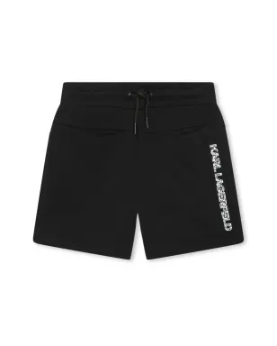 Karl Lagerfeld Kids ロゴプリント トラックショーツ - サムネイル1