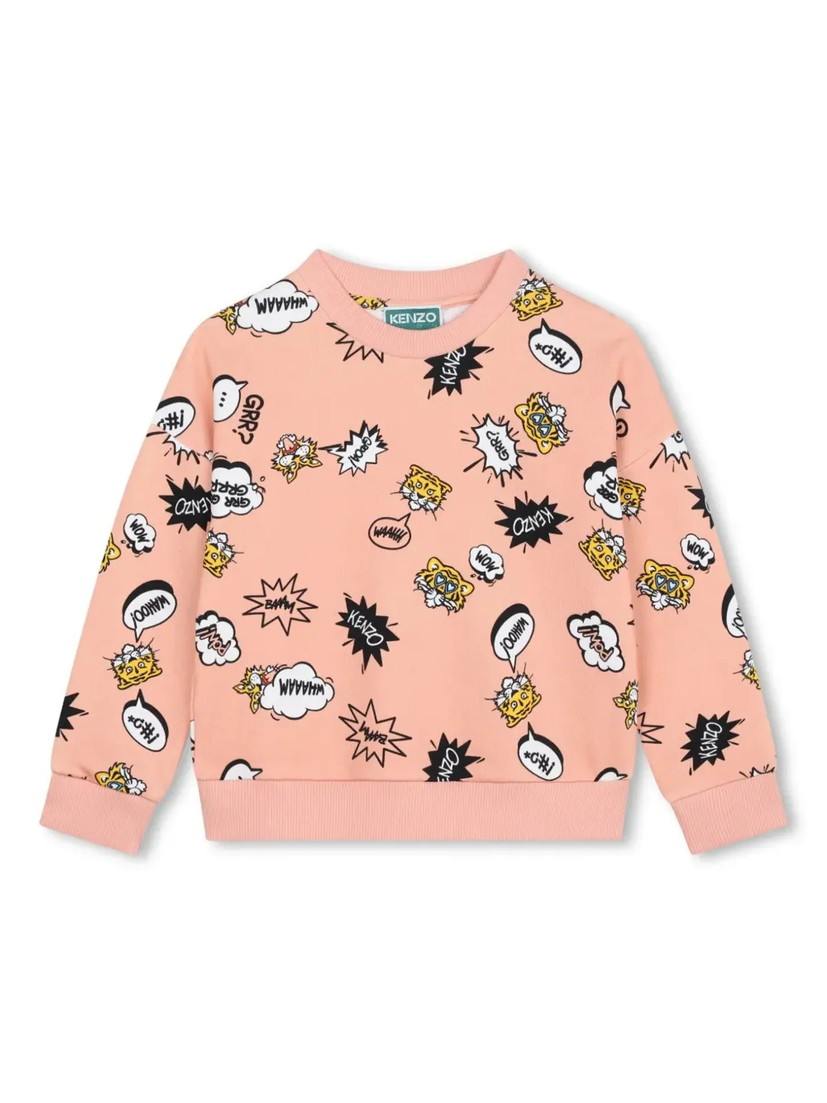 Kenzo Kids グラフィックプリント コットン スウェットシャツ - 画像1