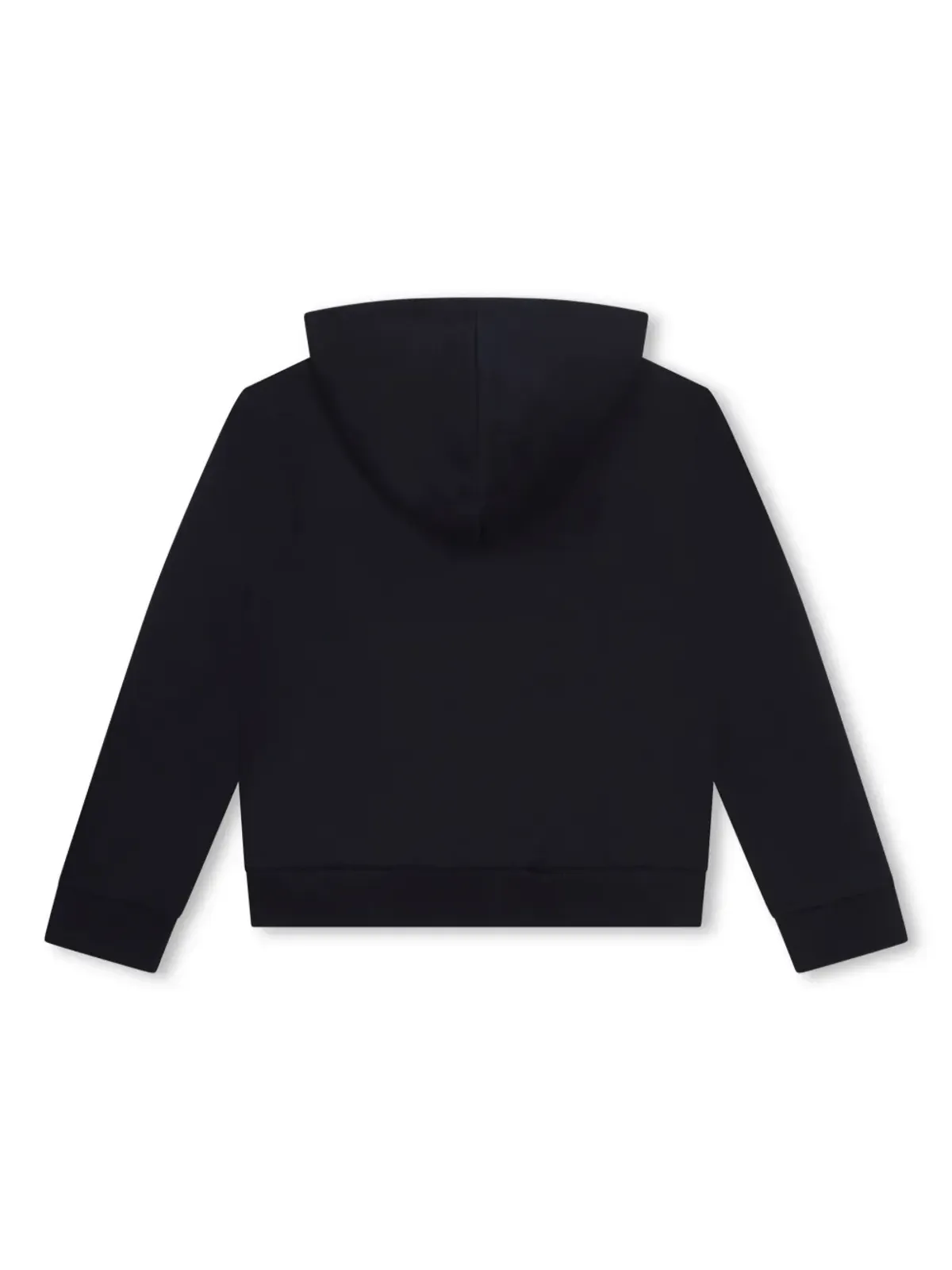 Chloé Kids アイレット付きコットンフードパーカー - 画像2