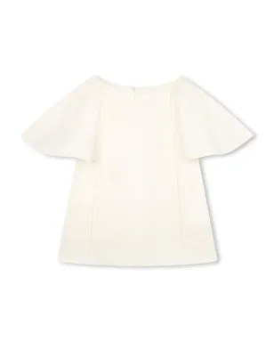 Chloé Kids ブロderie-anglaise オーガニックコットン ブラウス - サムネイル1