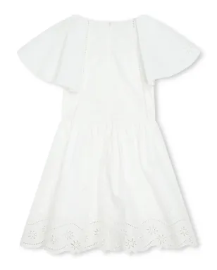Chloé Kids 刺繍デザインのオーガニックコットンワンピース - サムネイル2
