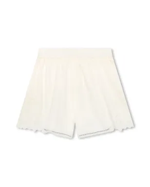 Chloé Kids 刺繍デザインのオーガニックコットンショーツ - サムネイル2