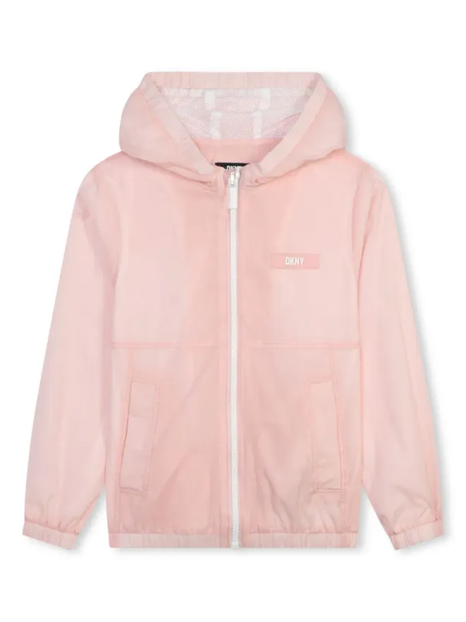 Dkny Kids Dkny Kids ロゴアップリケ付きフードジャケットの商品画像