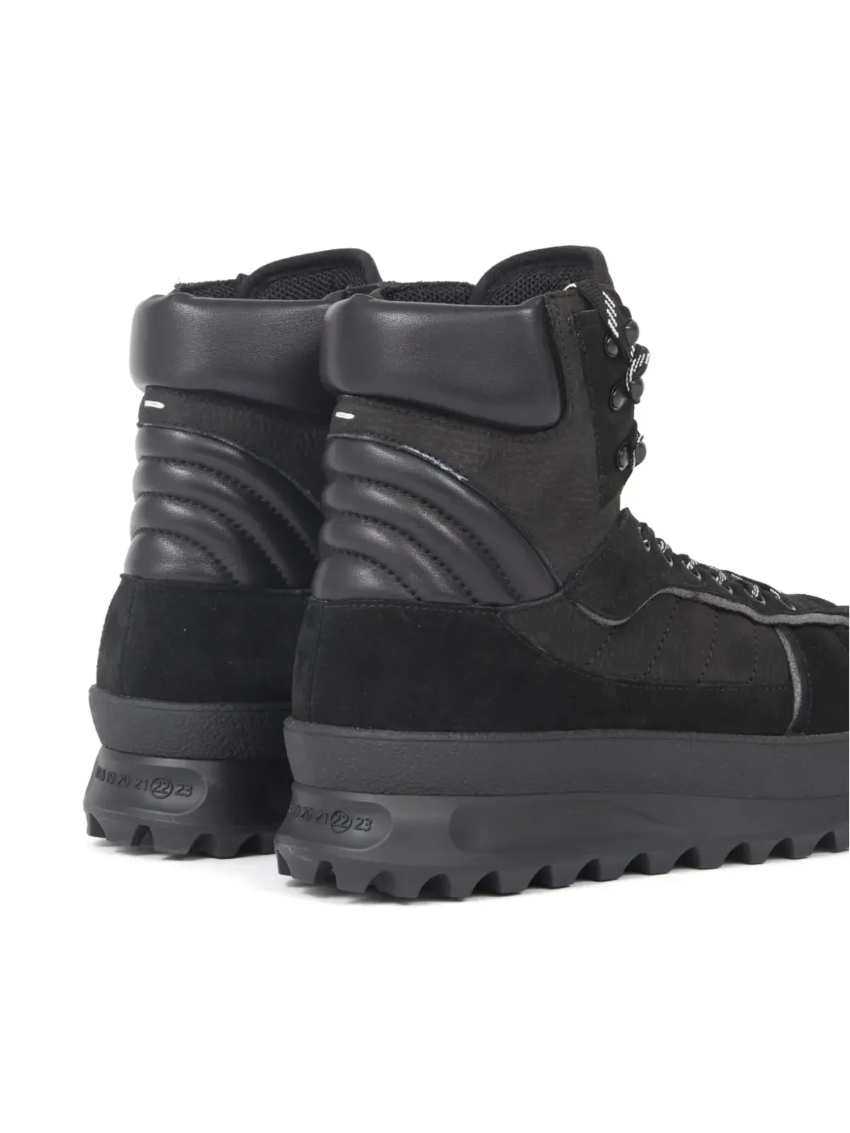 Maison Margiela クライマー ハイトップ レザー スニーカー - 画像5