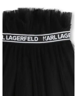 Karl Lagerfeld Kids セレモニー レイヤード チュールスカート - サムネイル2