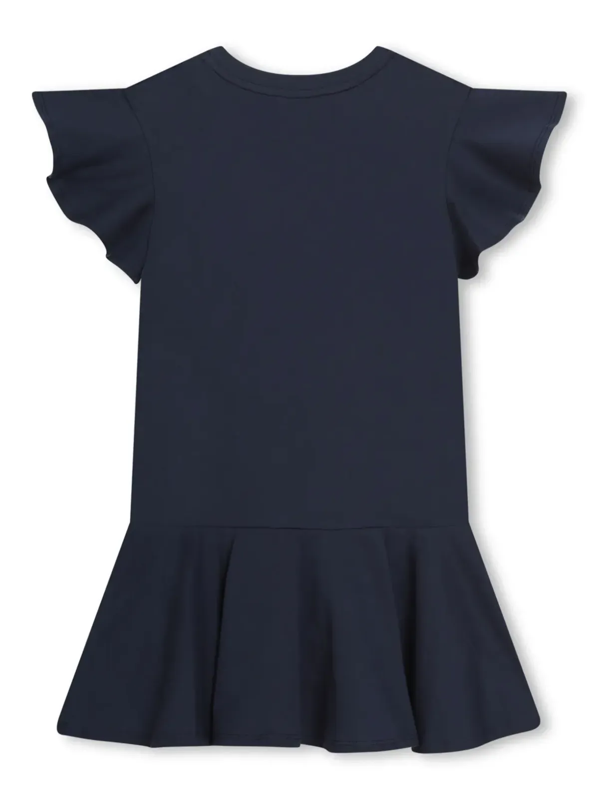 Lanvin Enfant ロゴプリント コットン ドレス - 画像2